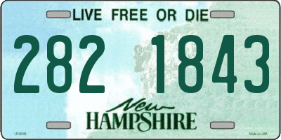 NH license plate 2821843