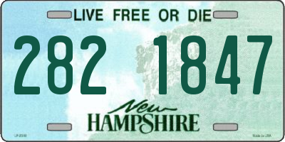 NH license plate 2821847