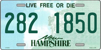NH license plate 2821850