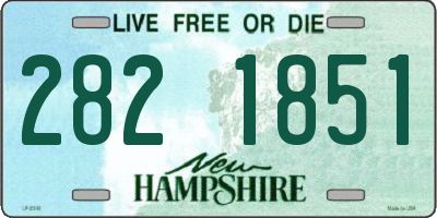 NH license plate 2821851