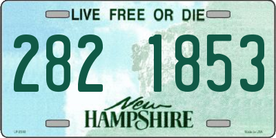NH license plate 2821853