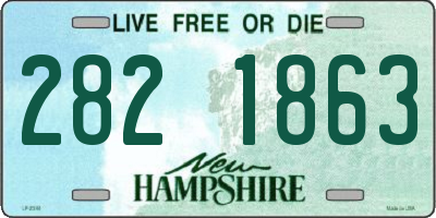 NH license plate 2821863