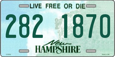 NH license plate 2821870