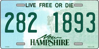 NH license plate 2821893
