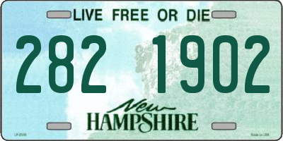 NH license plate 2821902