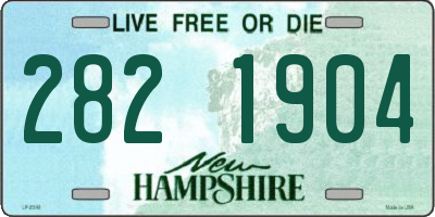 NH license plate 2821904