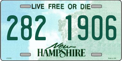 NH license plate 2821906