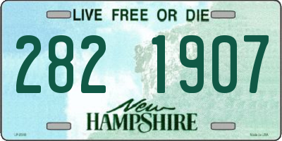 NH license plate 2821907