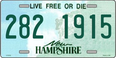 NH license plate 2821915