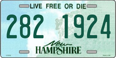 NH license plate 2821924