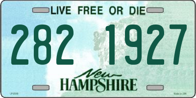 NH license plate 2821927