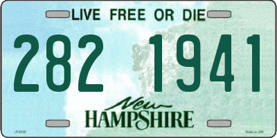 NH license plate 2821941