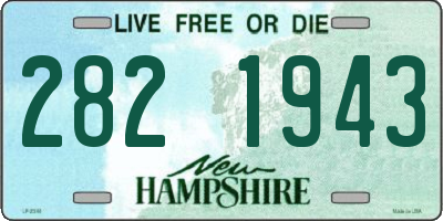 NH license plate 2821943