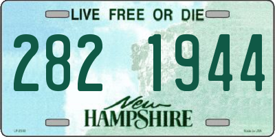 NH license plate 2821944