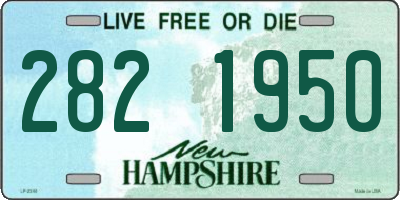 NH license plate 2821950