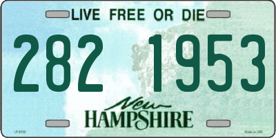 NH license plate 2821953