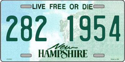 NH license plate 2821954