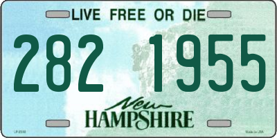 NH license plate 2821955