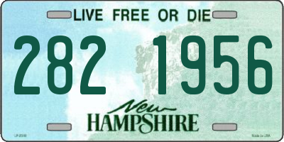 NH license plate 2821956