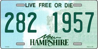 NH license plate 2821957