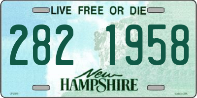 NH license plate 2821958