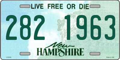 NH license plate 2821963
