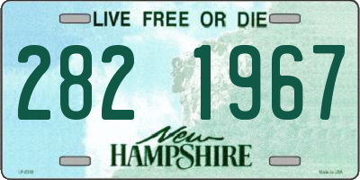 NH license plate 2821967