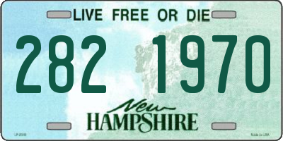 NH license plate 2821970