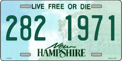 NH license plate 2821971