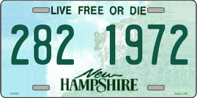 NH license plate 2821972