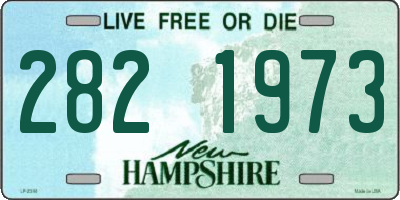 NH license plate 2821973
