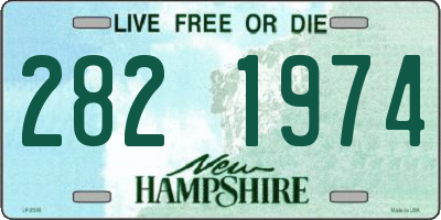 NH license plate 2821974