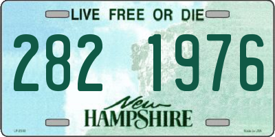 NH license plate 2821976