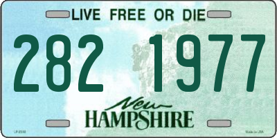 NH license plate 2821977