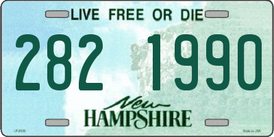 NH license plate 2821990