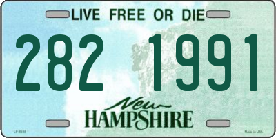 NH license plate 2821991