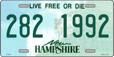 NH license plate 2821992