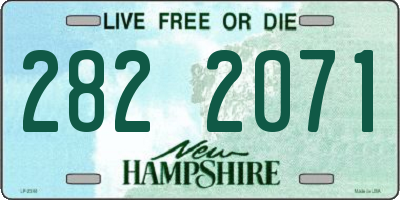 NH license plate 2822071