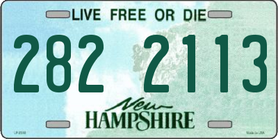NH license plate 2822113