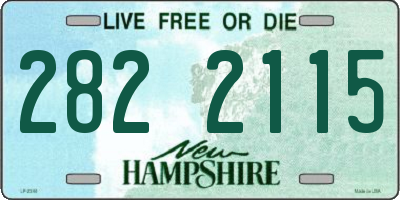 NH license plate 2822115