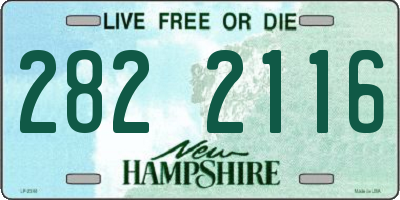 NH license plate 2822116