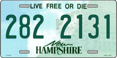 NH license plate 2822131