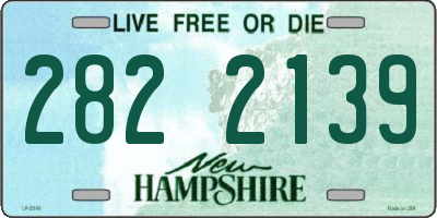 NH license plate 2822139