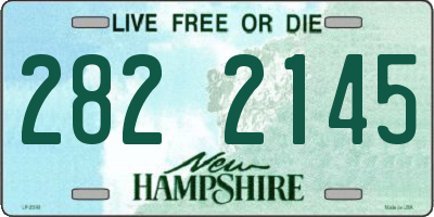 NH license plate 2822145