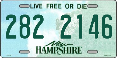 NH license plate 2822146