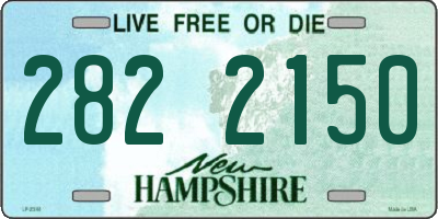 NH license plate 2822150