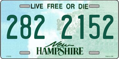 NH license plate 2822152