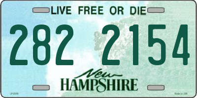 NH license plate 2822154