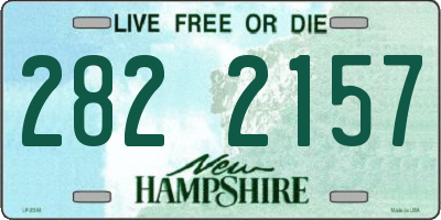 NH license plate 2822157