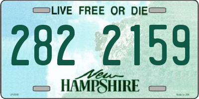 NH license plate 2822159